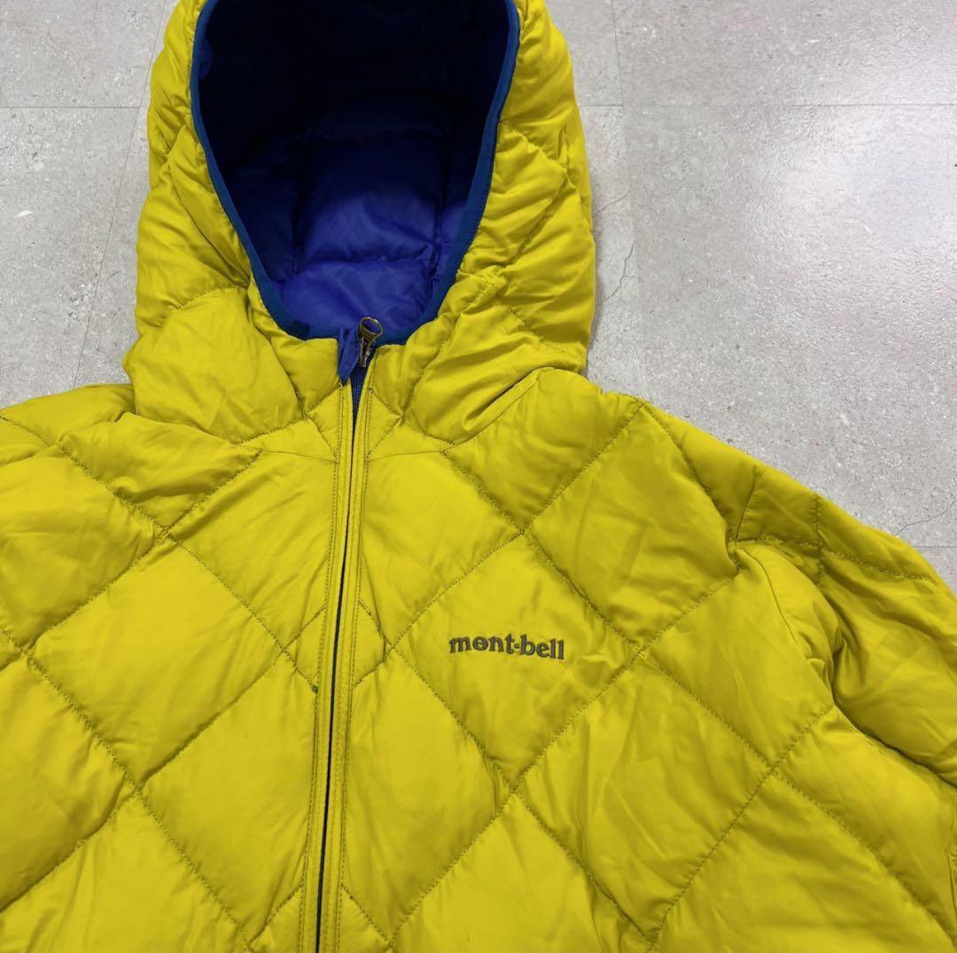 ジャケット・アウター mont-bell down jacket parka blue/yellow