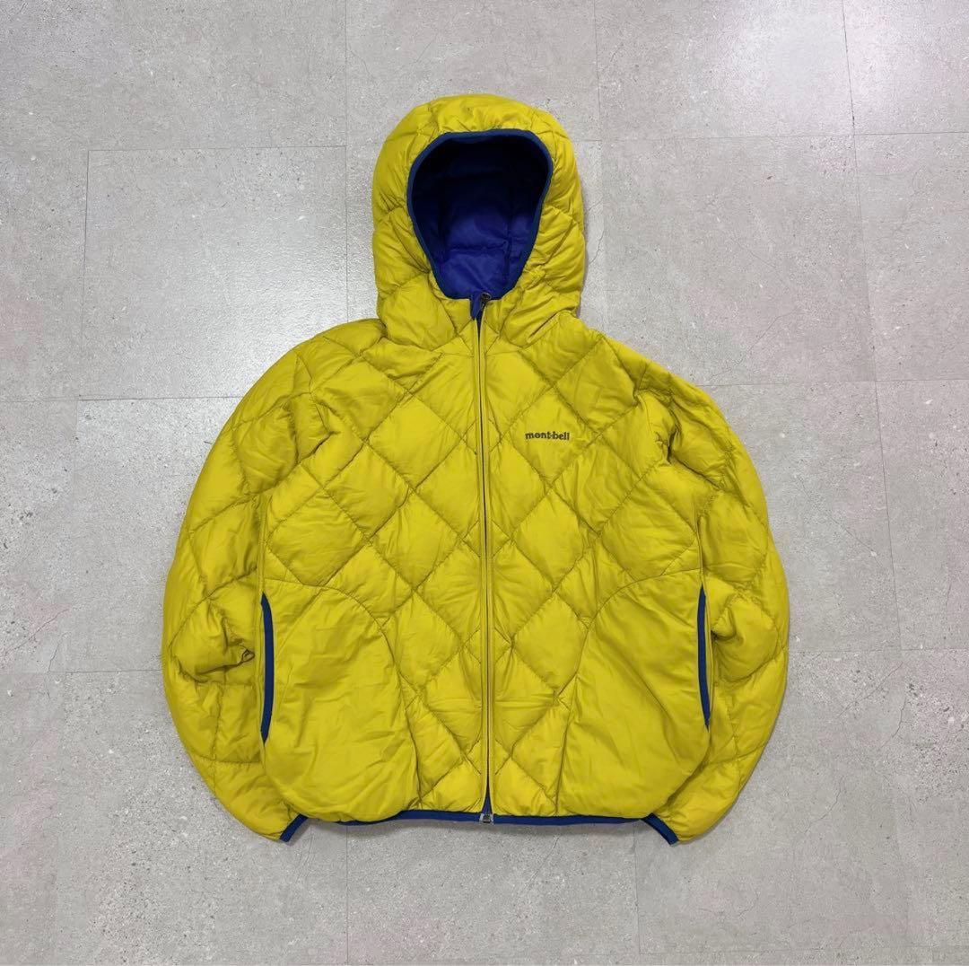ジャケット・アウター mont-bell down jacket parka blue/yellow