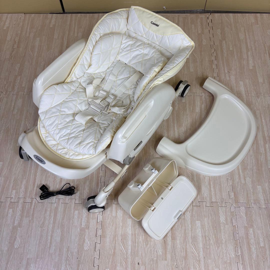 極上クリーニング済　☆綺麗☆　コンビ　ハイロー　電動式　ネムリラ　オートスイング