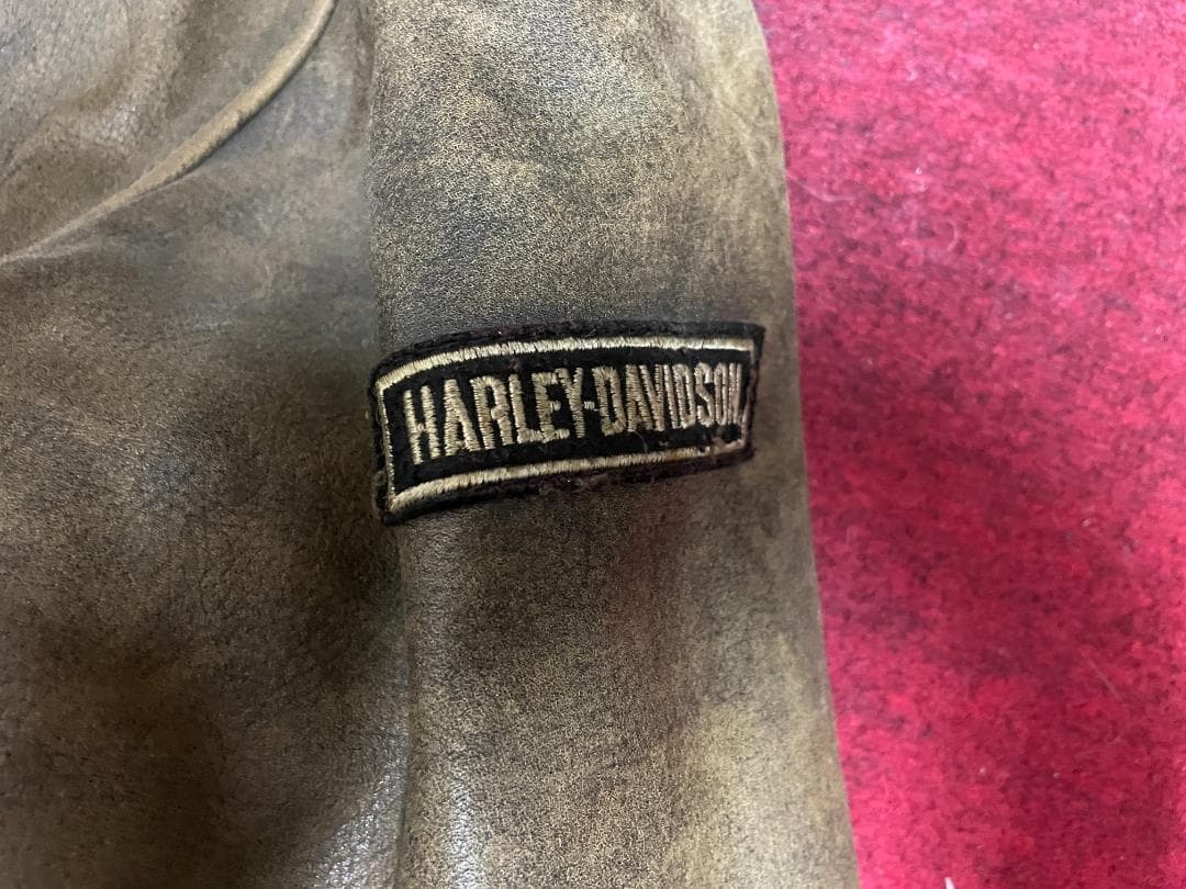 ヴィンテージ ハーレーダビットソン・レザージャケット　牛革 .