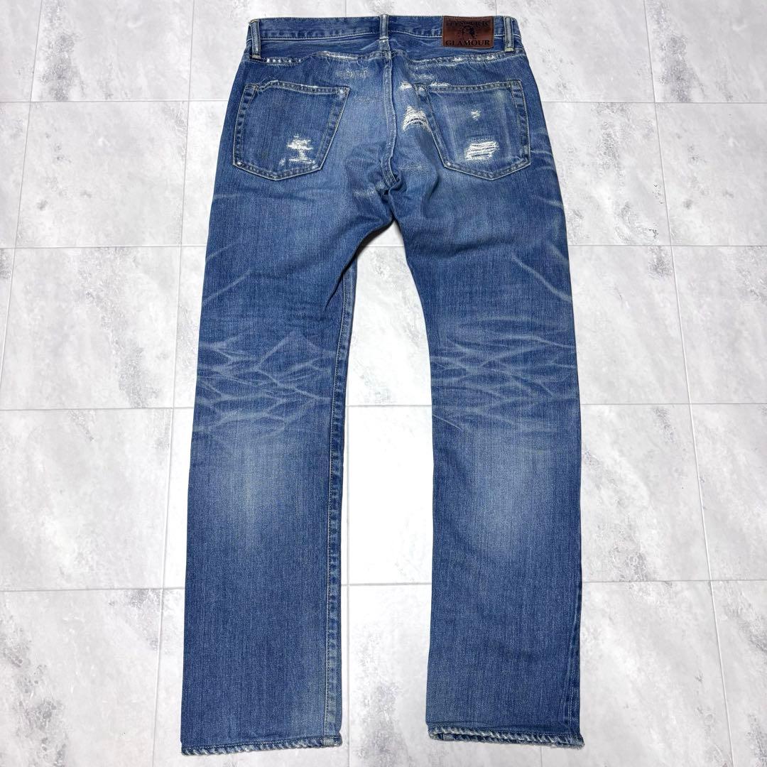 【超希少】ヒステリックグラマー ダメージ加工 スタッズデニムパンツ 30 日本製
