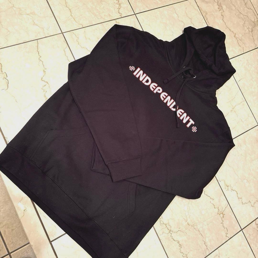 INDEPENDENT インディペンデント　アイアンクロスパーカー　ブラックM