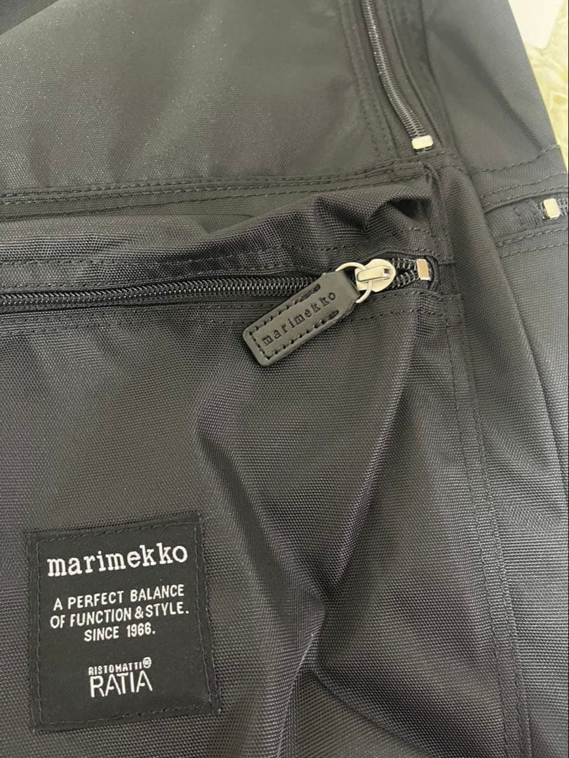 新品タグ付✨マリメッコ BUDDY バックパック リュック　黒