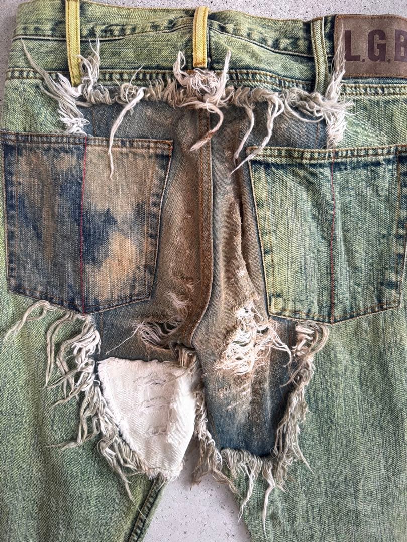 初期 希少 LGB CRAZY WOLF denim