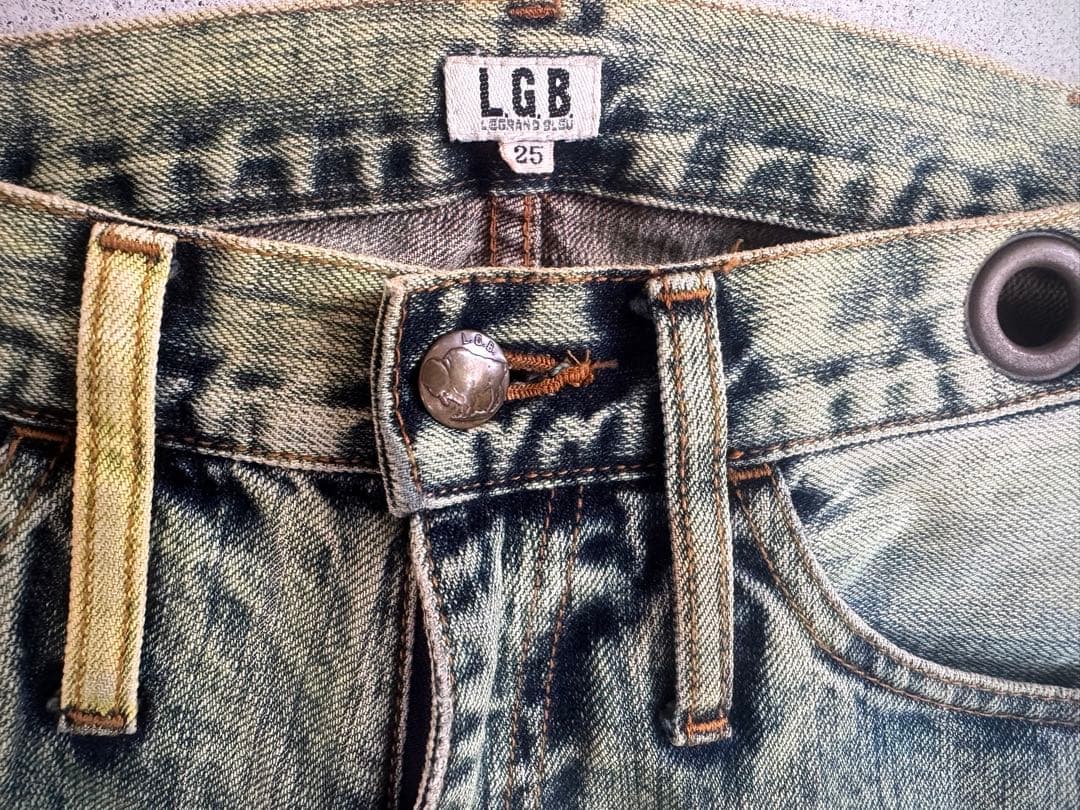 初期 希少 LGB CRAZY WOLF denim