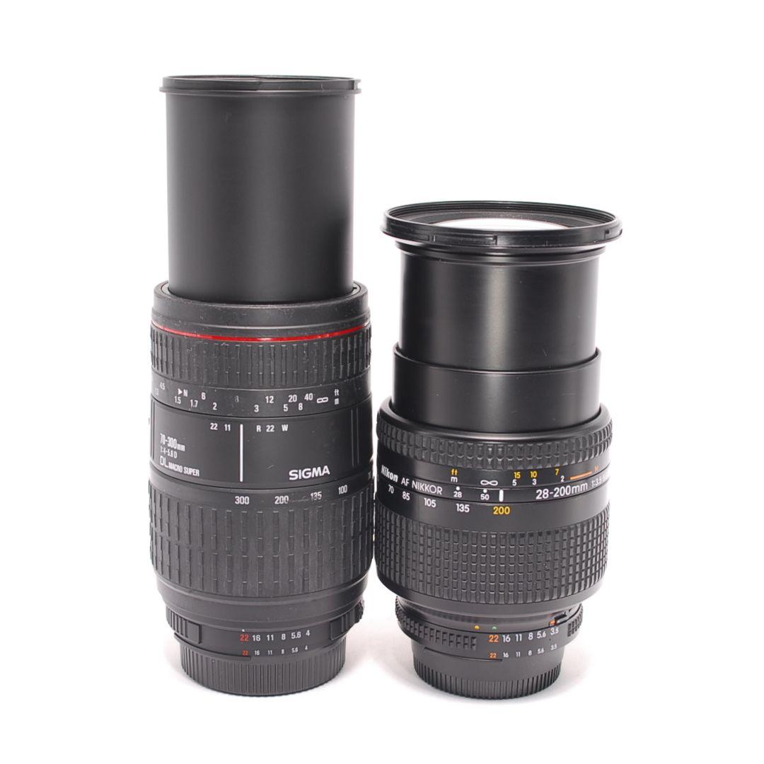 ❤即購入1000円OFF❤ Nikon D7000 ダブル望遠レンズ 簡易マクロ