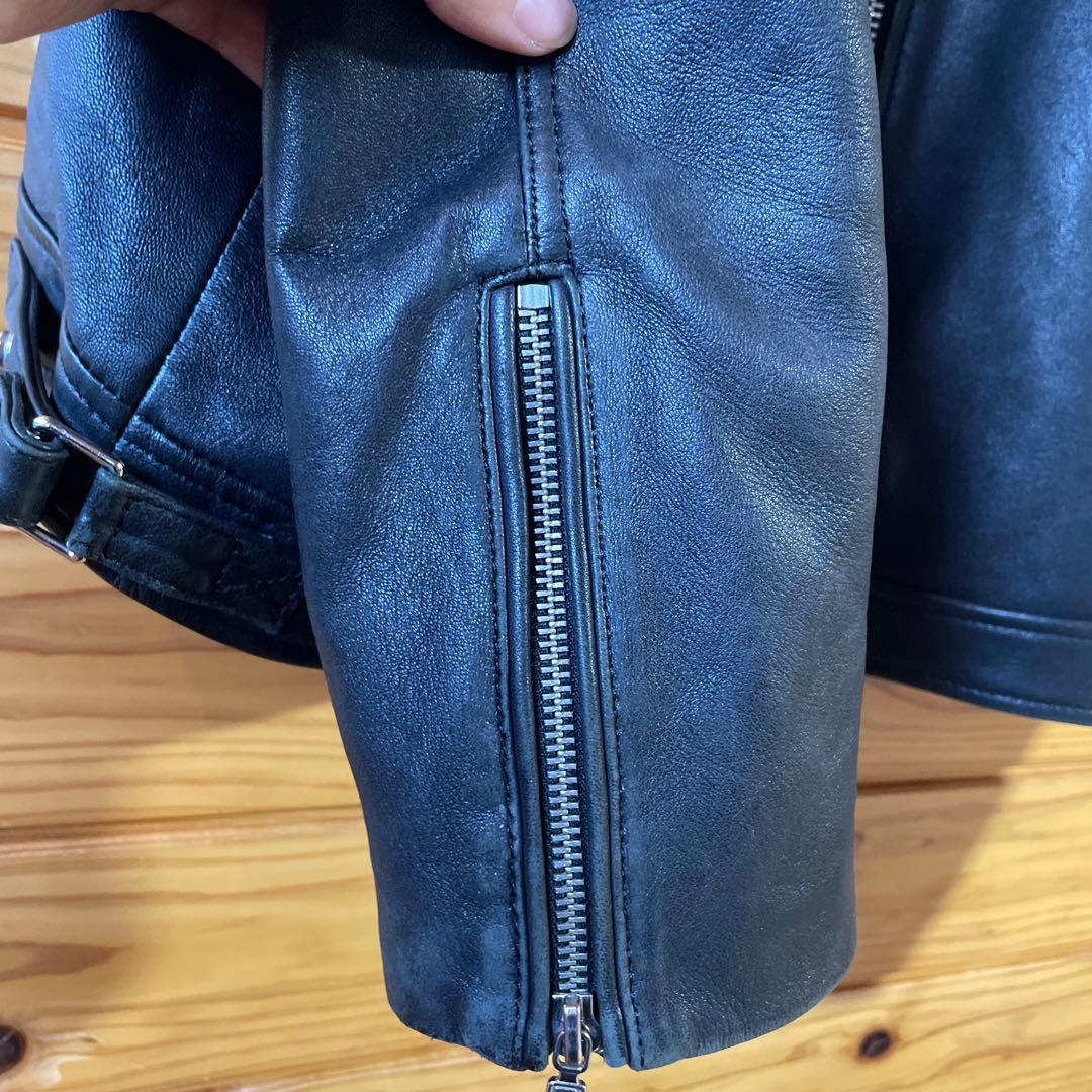 ディーゼル　ライダース　羊革　L