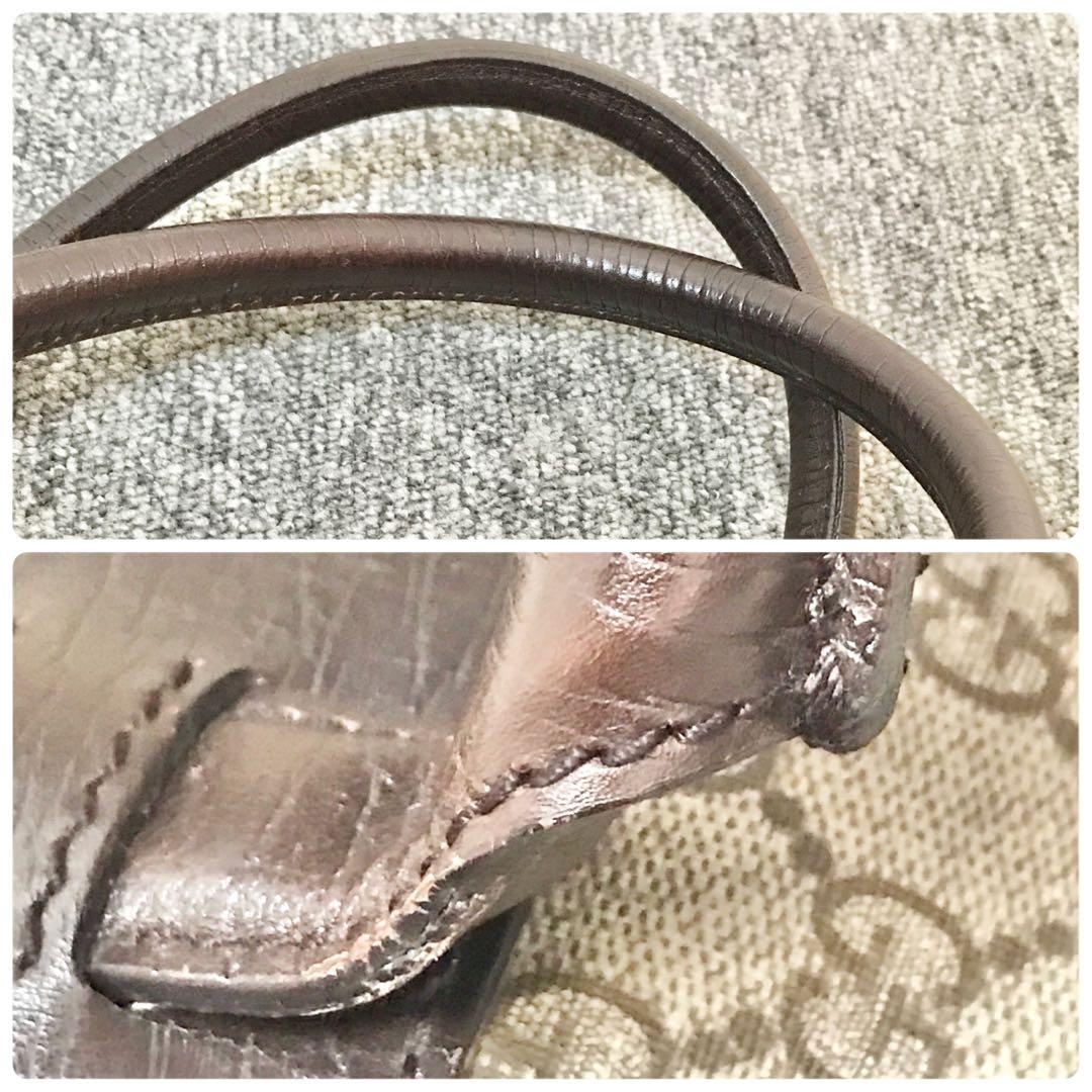 グッチ バンドバッグ ボストン 2WAY GGスプリーム 旅行 カギ S3251