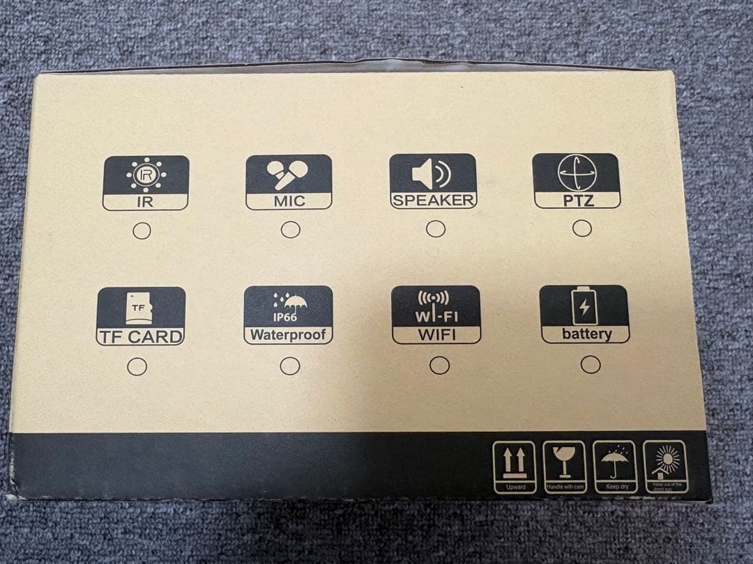 完全無線 360°全方位監視　防犯カメラ 太陽光 Tysanco