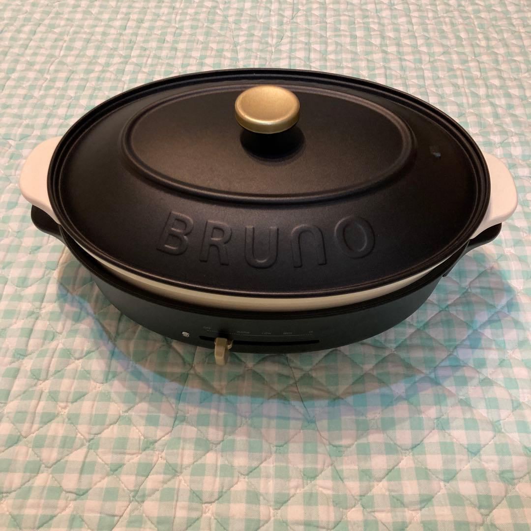 BRUNO オーバルホットプレート　BOE053-BK