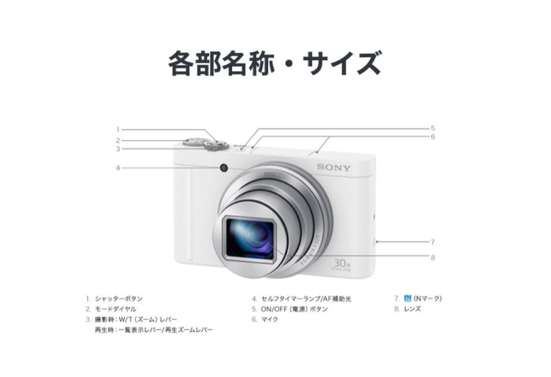 SONY DSC-WX500 コンパクトデジタルカメラ ブラック