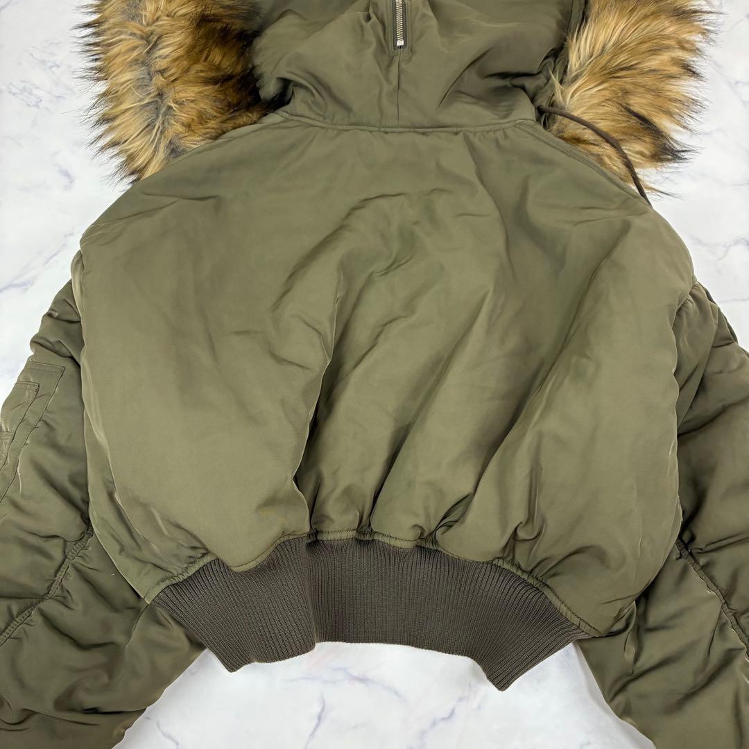 EVRIS　N-2Bシャーリングスリーブ　フライトジャケット 短丈 Y2K