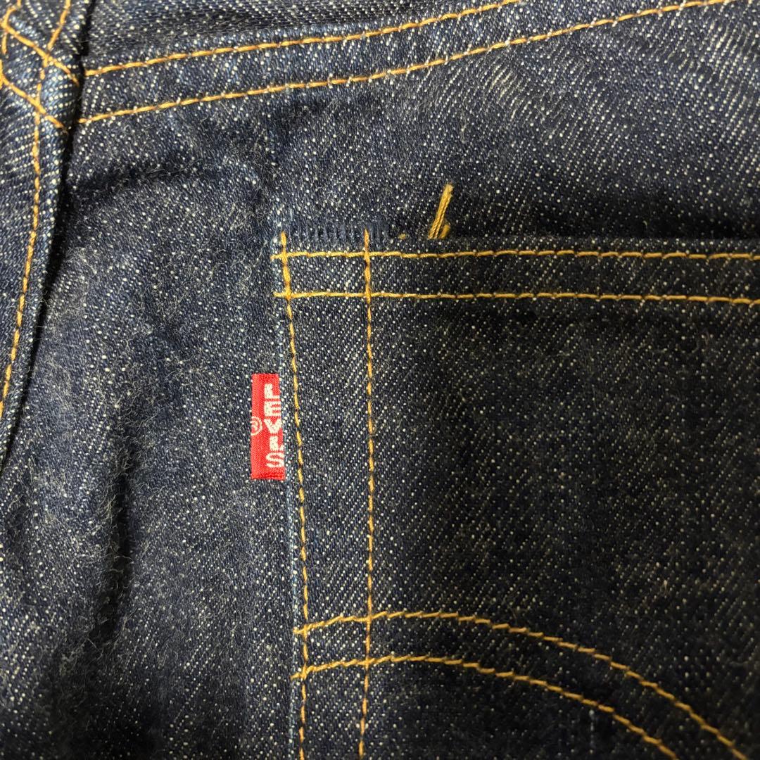 美品　Levis 502 XX W32 赤耳 BIG-E 復刻　セルビッチ　濃紺