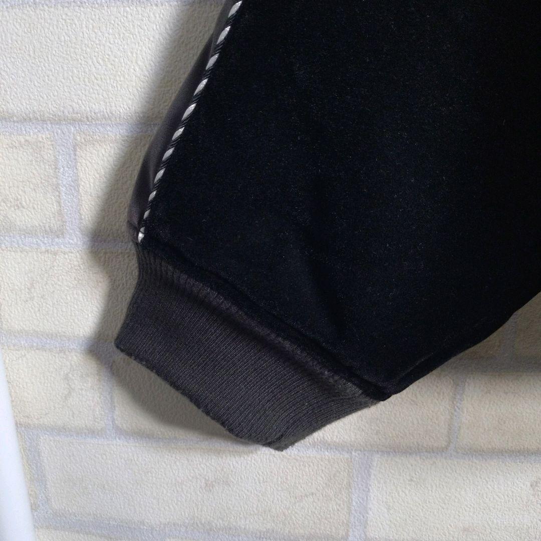 9090★ポケモン コラボ ベロア 総刺繍 中綿 キャラクター スカジャン L