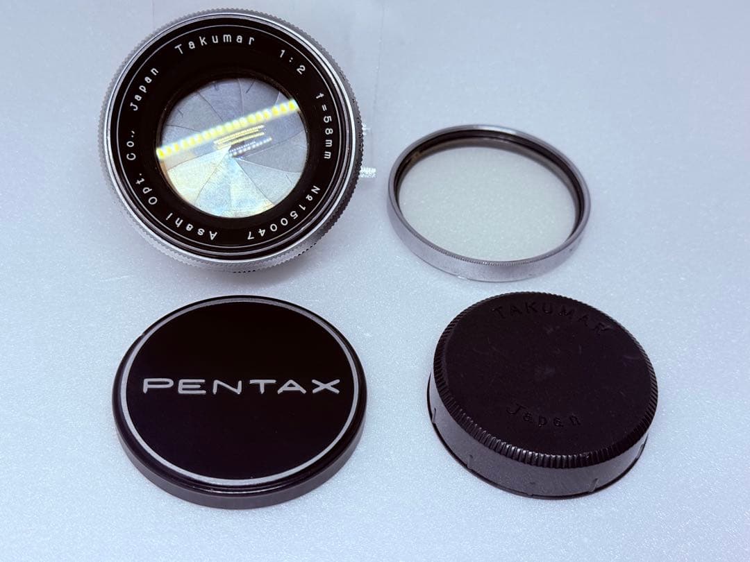 Asahi Pentax AP Takumar 58mm F2 各種動作良好