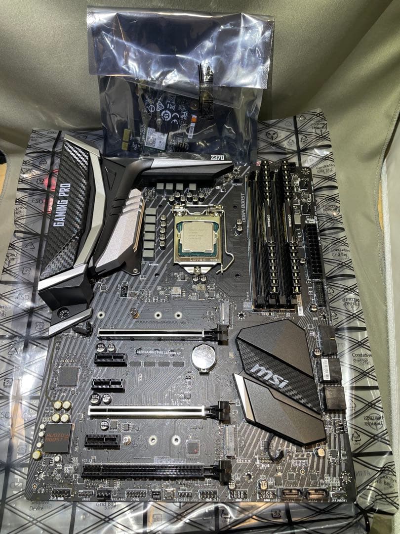 マザーボード Corei7-8700K msi Z370gaming pro CARBONAC