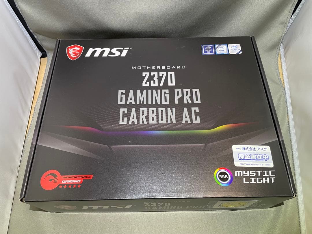 マザーボード Corei7-8700K msi Z370gaming pro CARBONAC