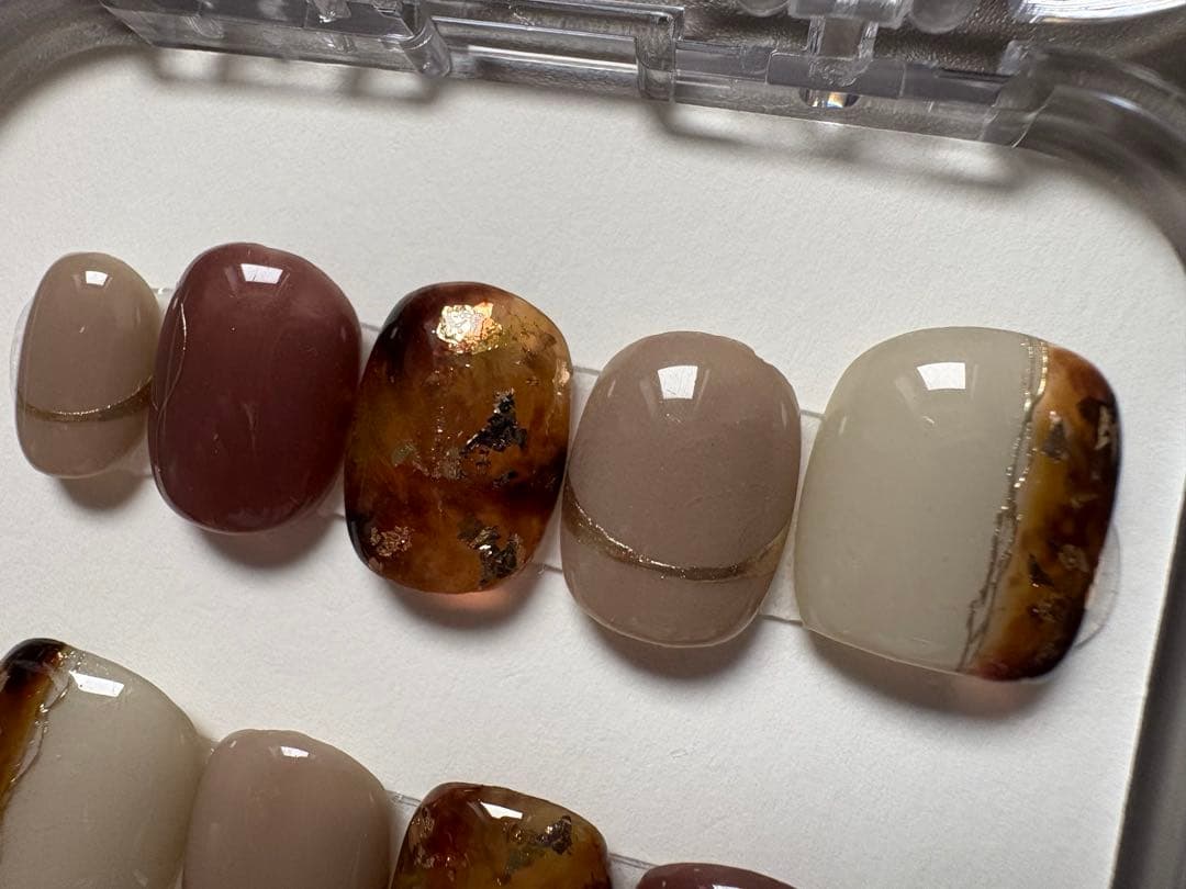 EVERNAIL エバーネイル　Vintage Brown ラウンドショート