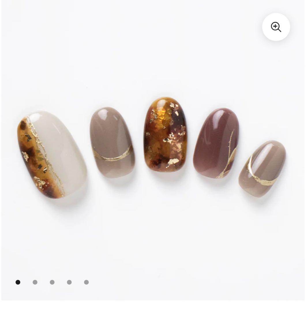 EVERNAIL エバーネイル　Vintage Brown ラウンドショート
