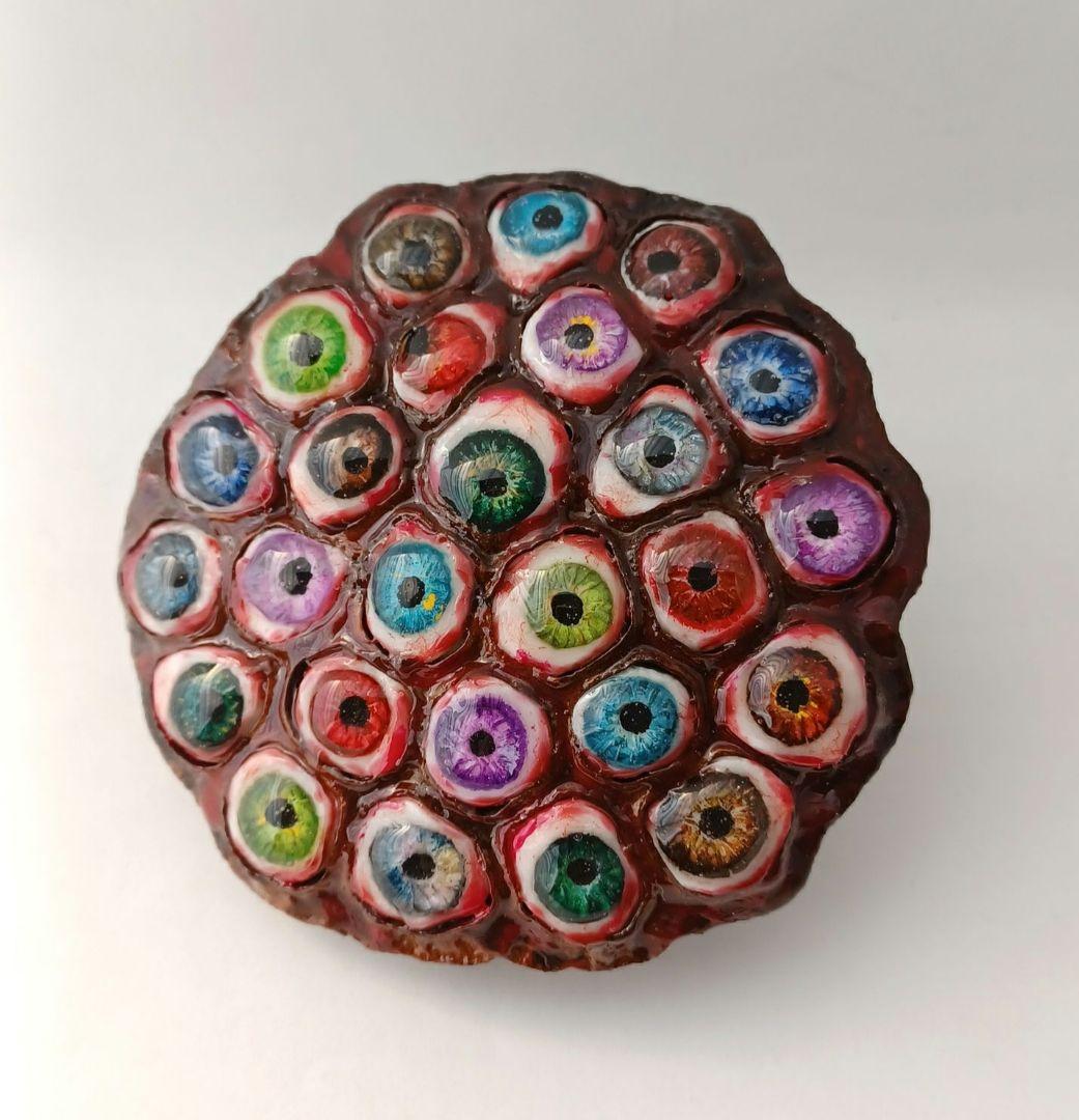 きょうMAMA　目玉付きたっぷりマチのショルダーポーチ&ストラップ