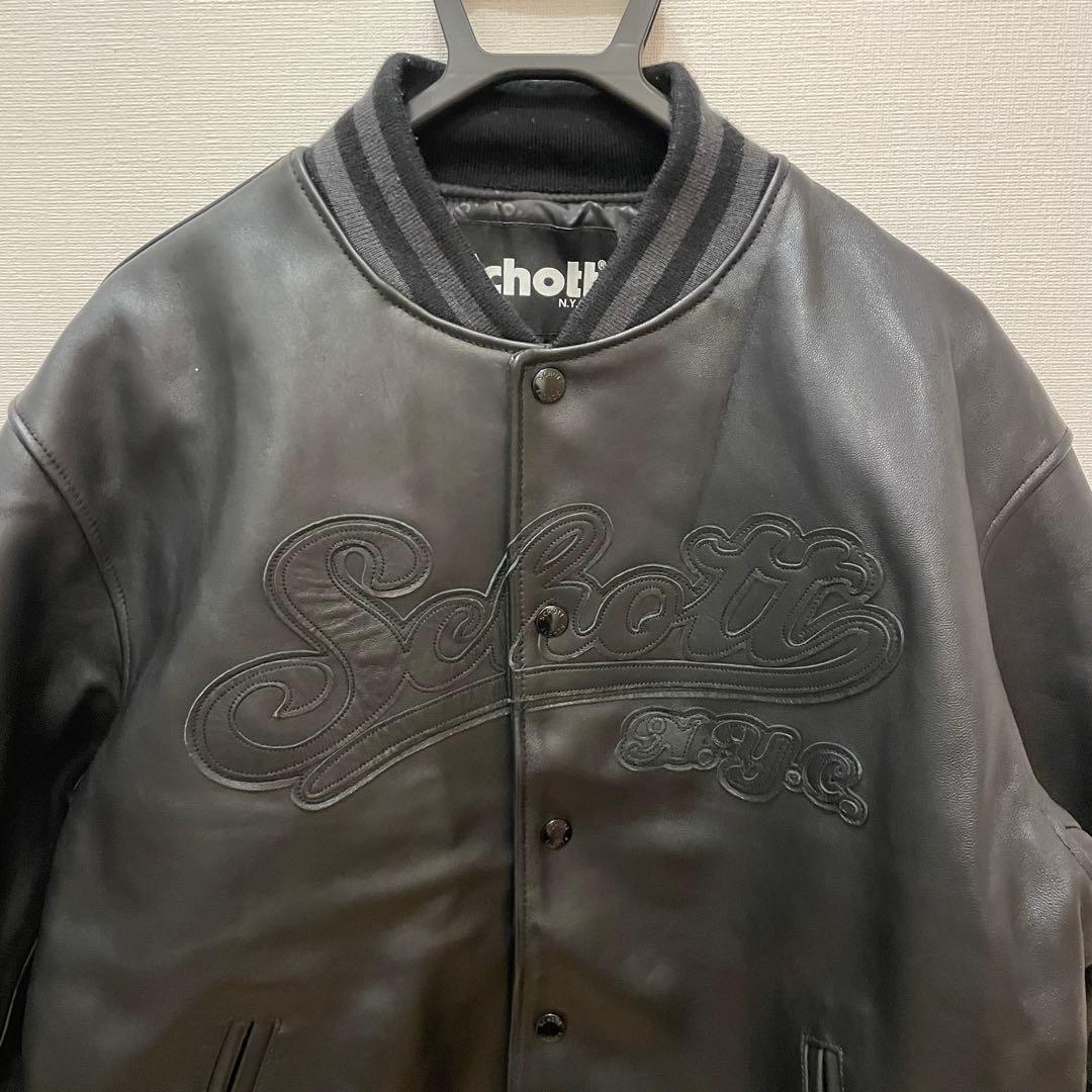 Schott ショット フルレザー スタジアムジャケット