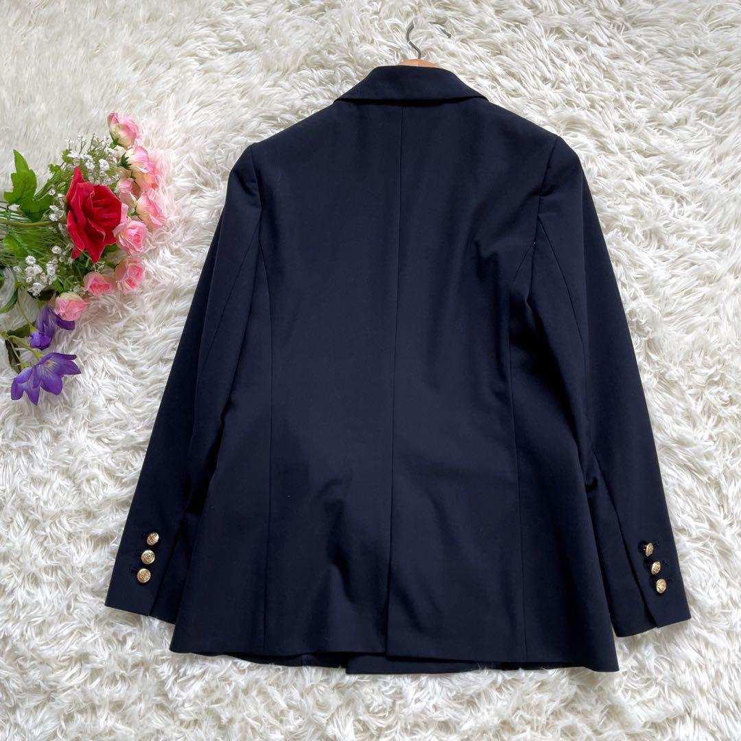 THE SUIT COMPANY 紺ブレダブル金ボタンパンツスーツセットアップ