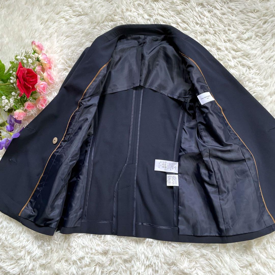 THE SUIT COMPANY 紺ブレダブル金ボタンパンツスーツセットアップ