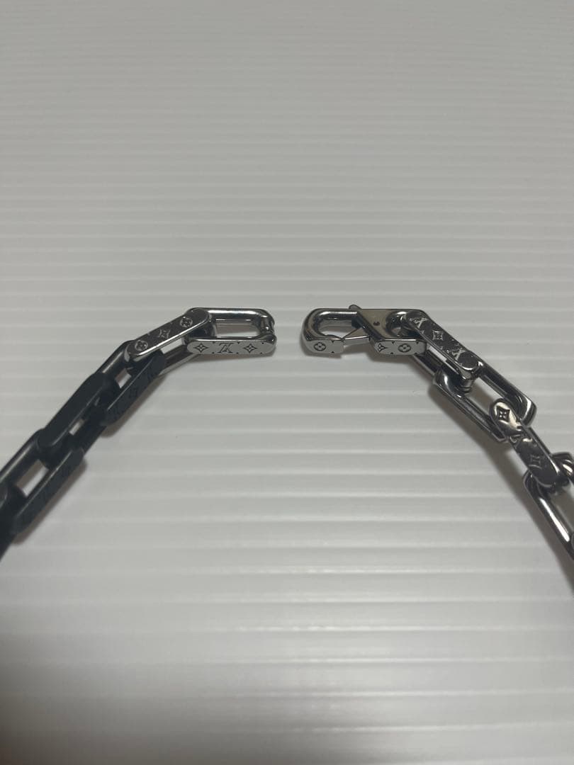 【未使用】ルイヴィトン ネックレス・モノグラム チェーン定価¥155,100