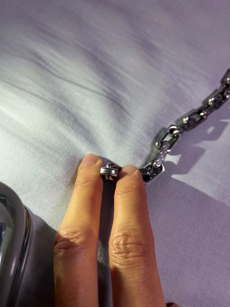 【未使用】ルイヴィトン ネックレス・モノグラム チェーン定価¥155,100