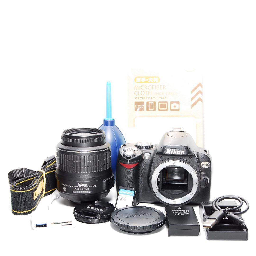 ☘️コスパ最強☘️Nikon D40X 一眼レフカメラ 動作確認済み 初心者向け