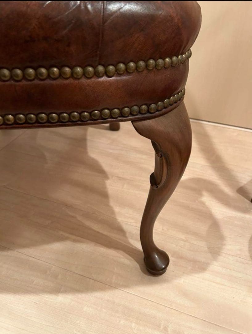 アメリカンアンティークチェアー 椅子 スタッズ