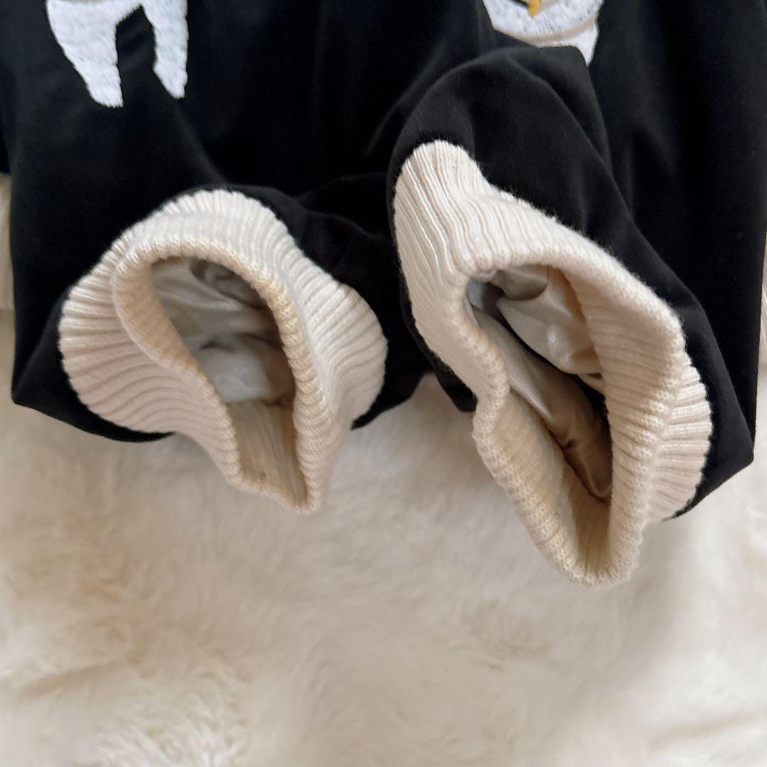 HOUSTON 別珍スカジャン ALASKA スーベニア 51386 XL 黒