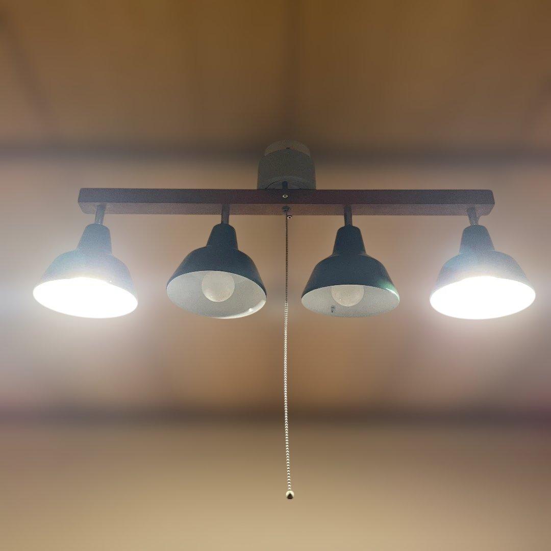 希少✨完動品✨HERMOSA MARTTI 4 ホーローランプ シーリングライト