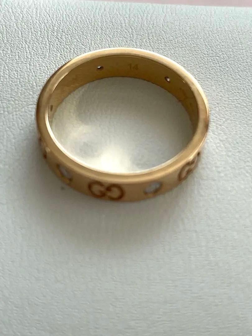 G U C C I アイコンリング ダイヤモンド K18ＰG D 6Ｐ