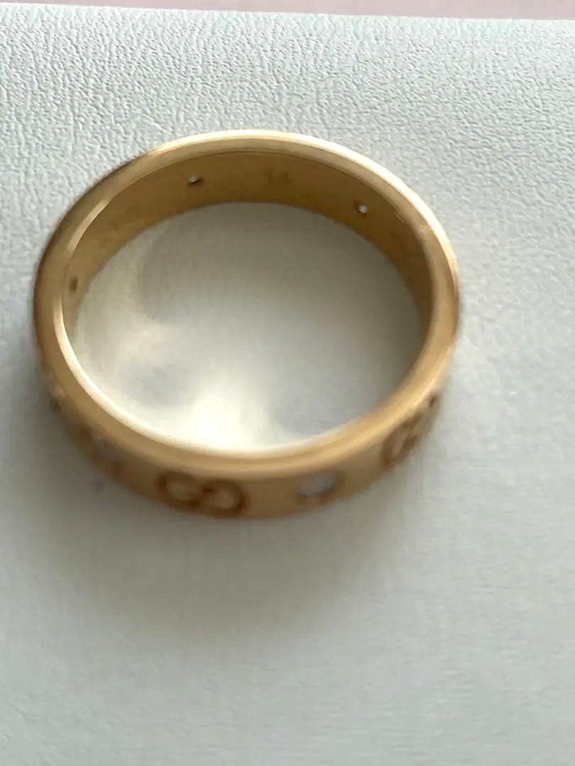 G U C C I アイコンリング ダイヤモンド K18ＰG D 6Ｐ