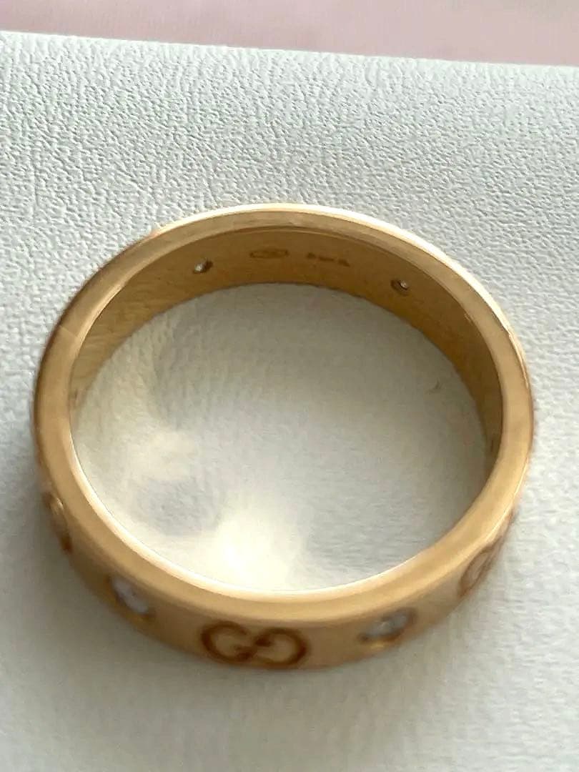 G U C C I アイコンリング ダイヤモンド K18ＰG D 6Ｐ