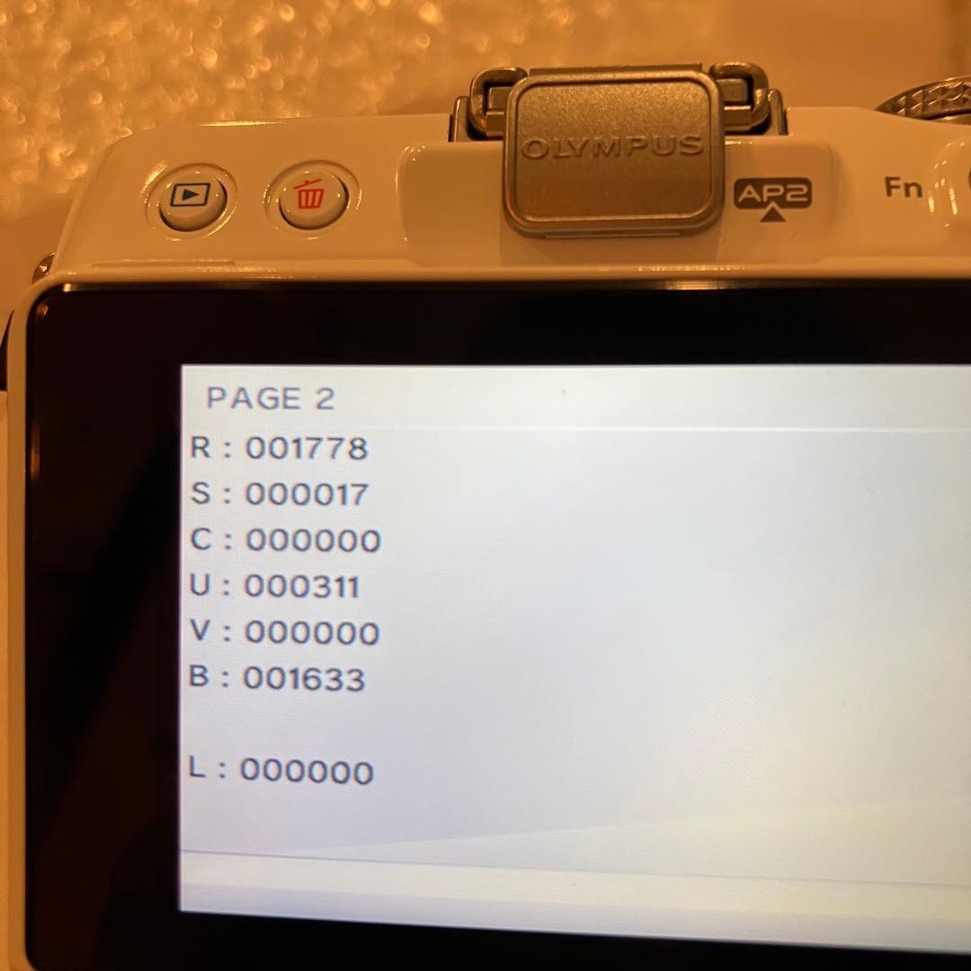 【ショット回数1778回】オリンパス PEN E-PL3 ダブルズームキット