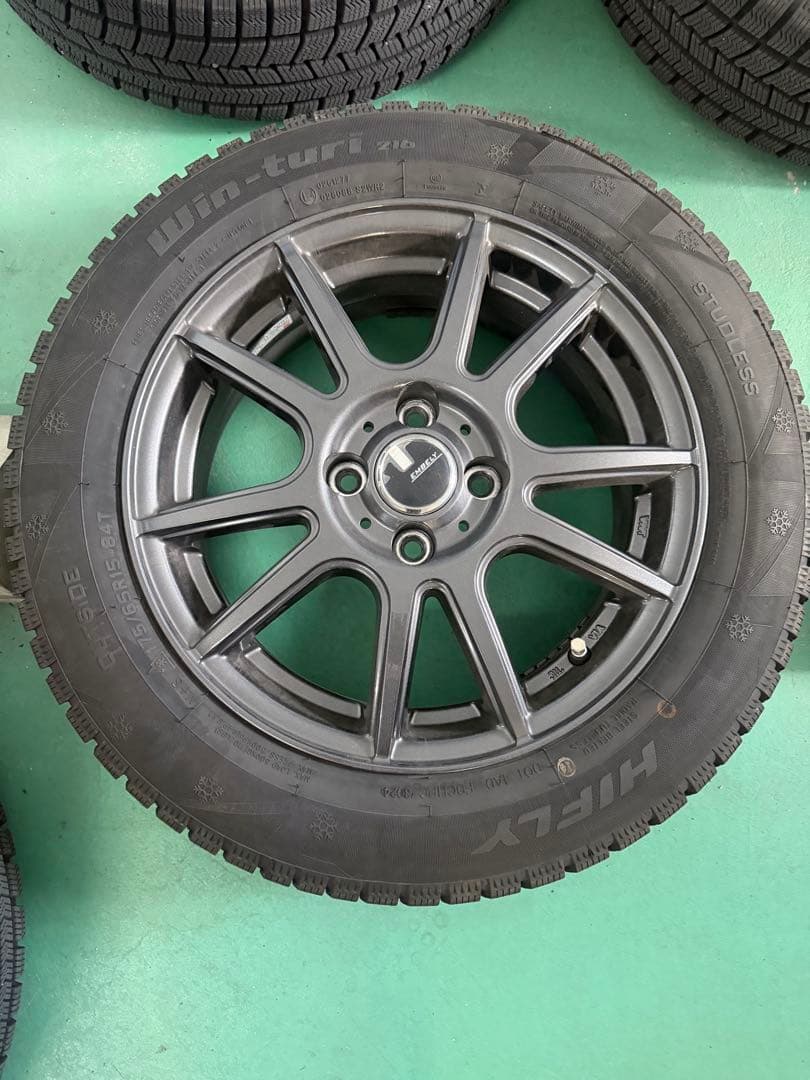 スタッドレスタイヤ+ホイール4本セットEMBELY HIFLY