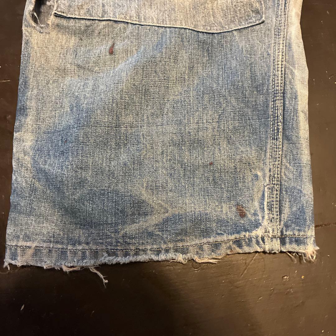 [圧倒的雰囲気！]70s Lee ビンテージ　オーバーオール ボロの美学。炭鉱系