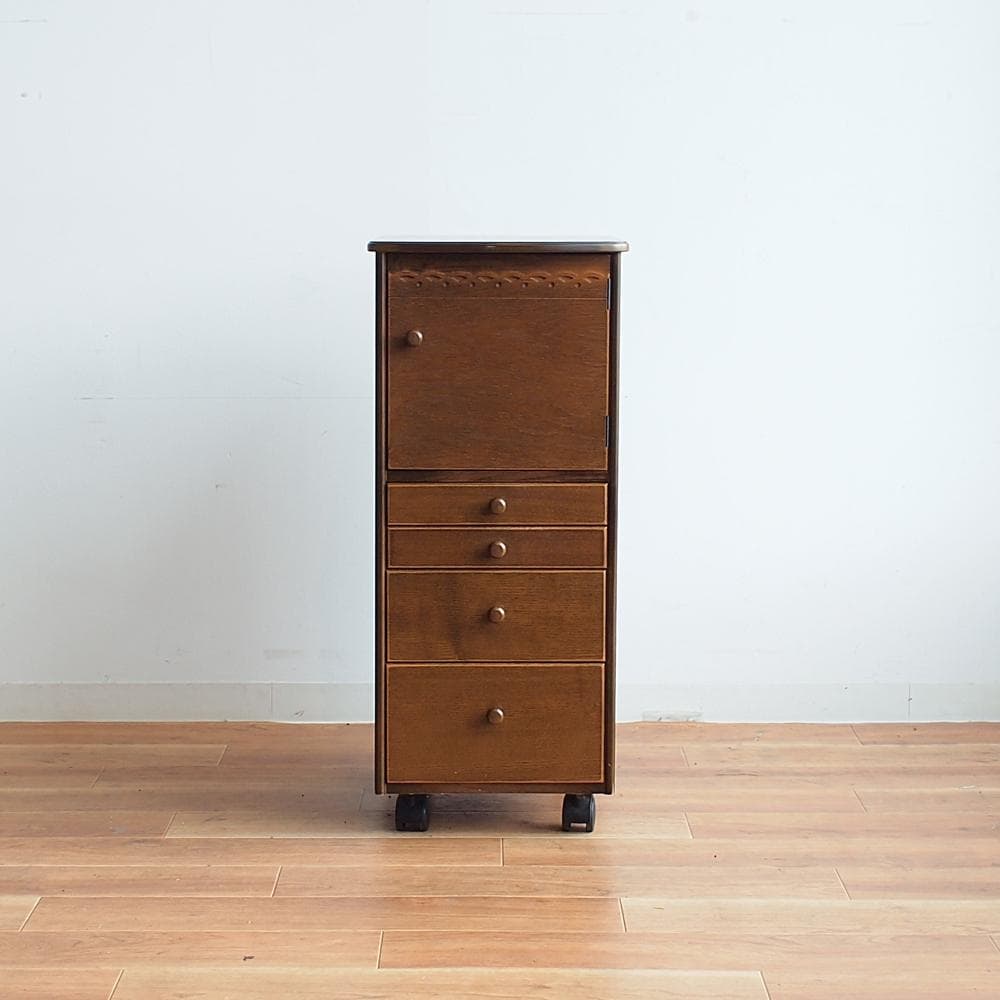 パリの雑貨屋 ジュエリーケース 横幅30cm サイドチェスト キャスター付き