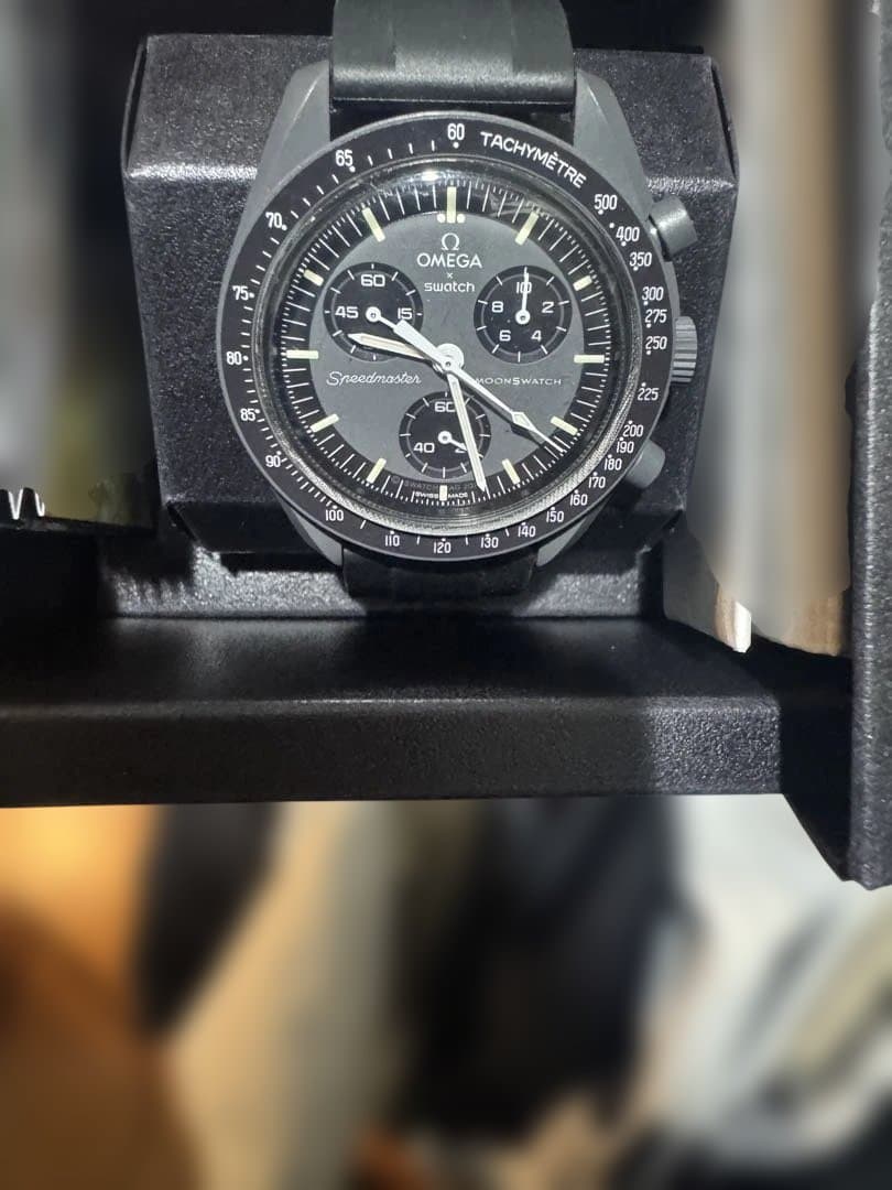 Swatch Moonwatch Collection ブラック