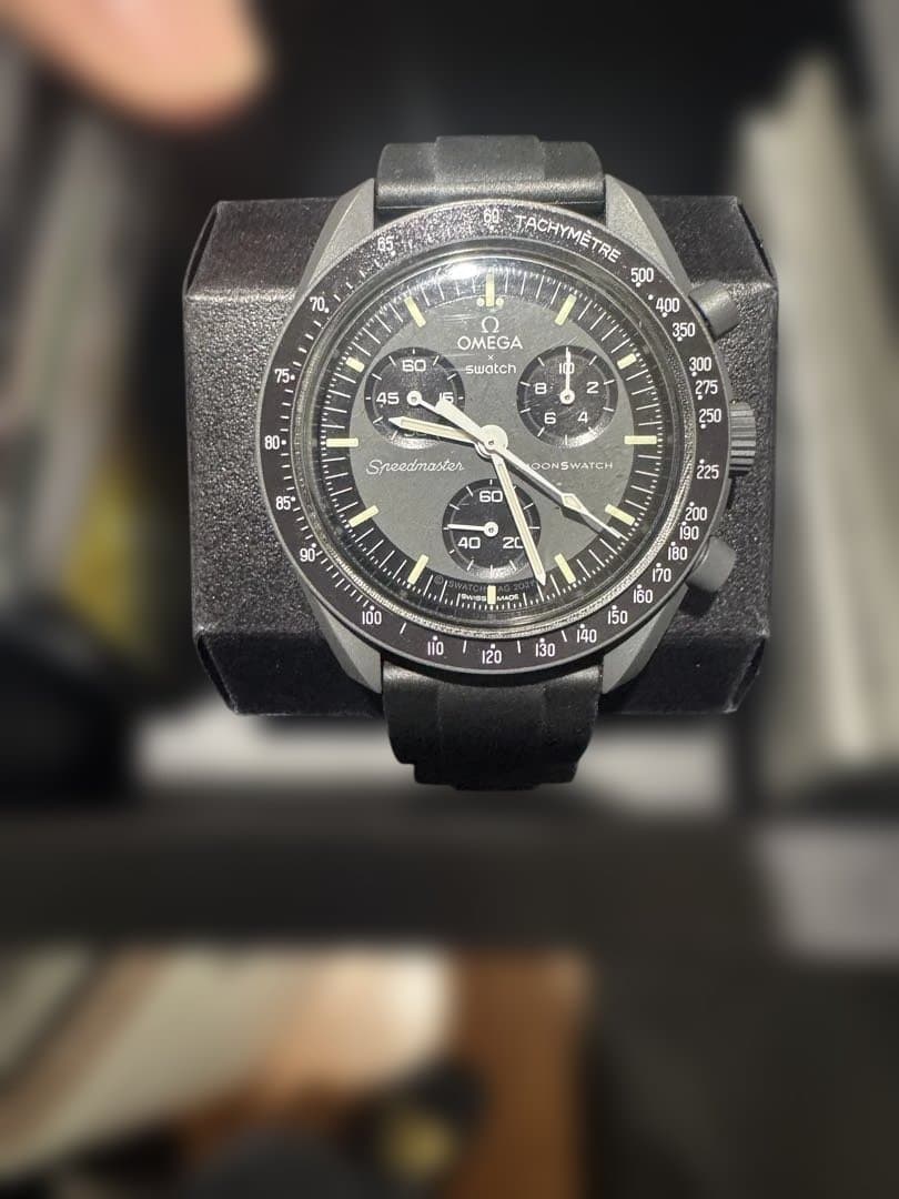 Swatch Moonwatch Collection ブラック