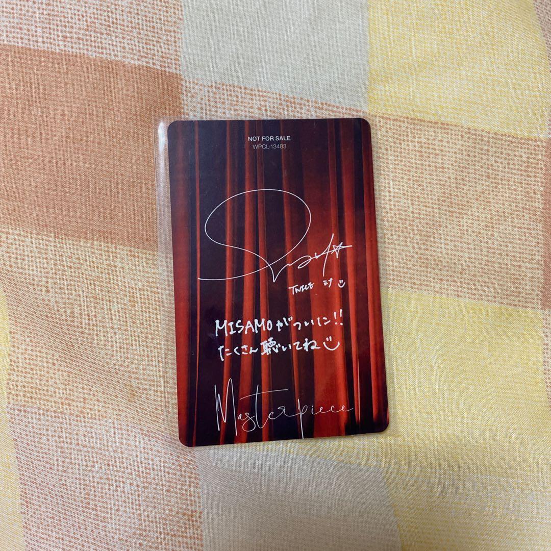 ミサモ　ハイタッチ　トレカ　通常盤　ミナ　MINA Masterpiece お花
