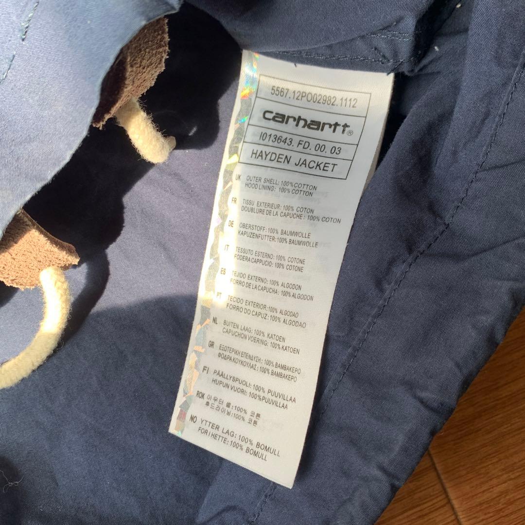 carhartt HAYDEN JACKET コットン アノラックパーカー