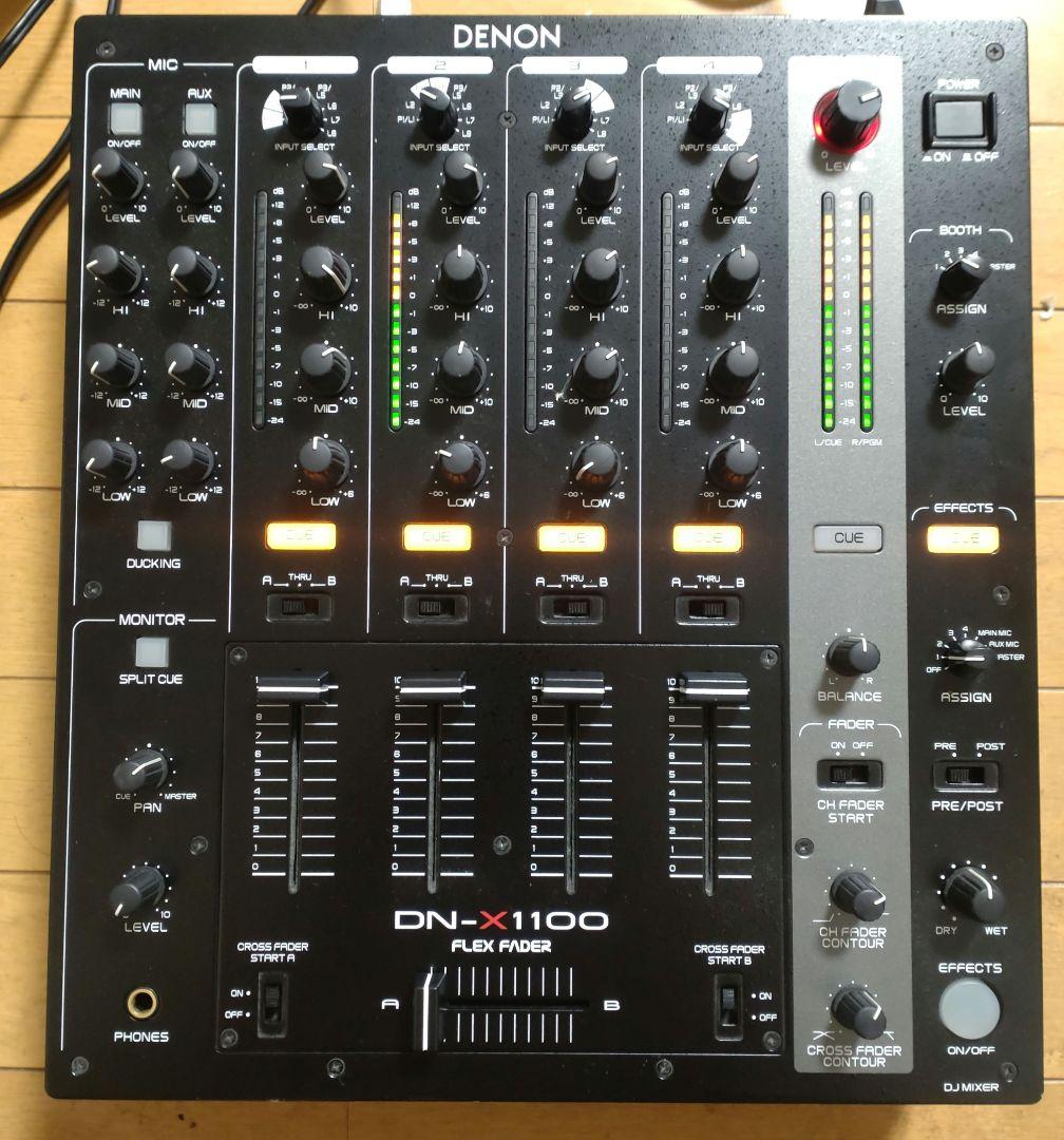 DENON DN-X1100 　動作確認済み　送料込み　DJミキサー 美品