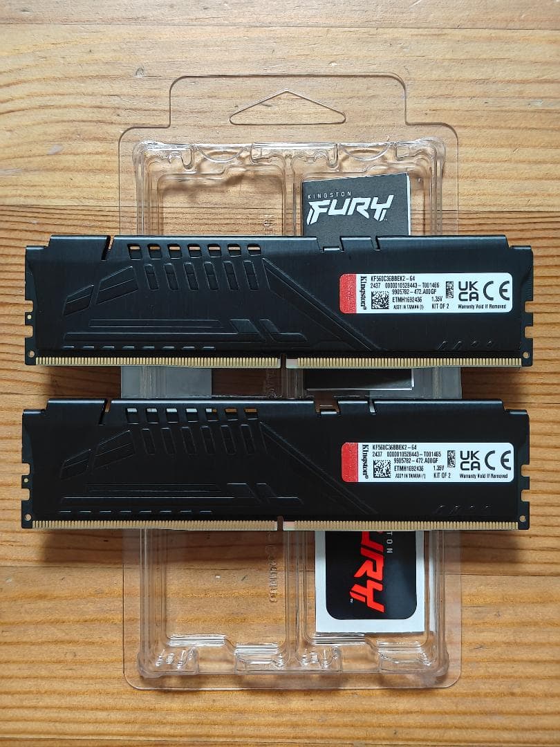 メモリー Kingston FURY Beast DDR5 64GB (2 x 32GB)
