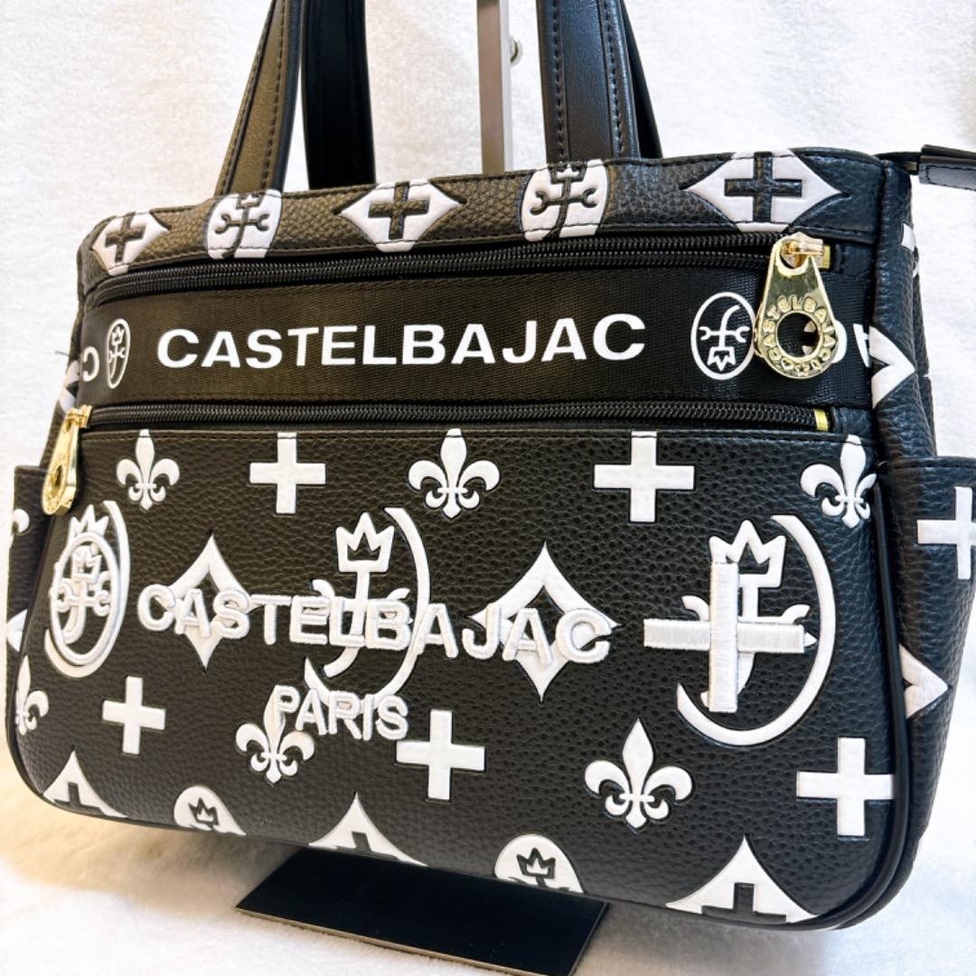 【未使用級✨】カステルバジャック　クレア ドライビング　トートバッグ　黒