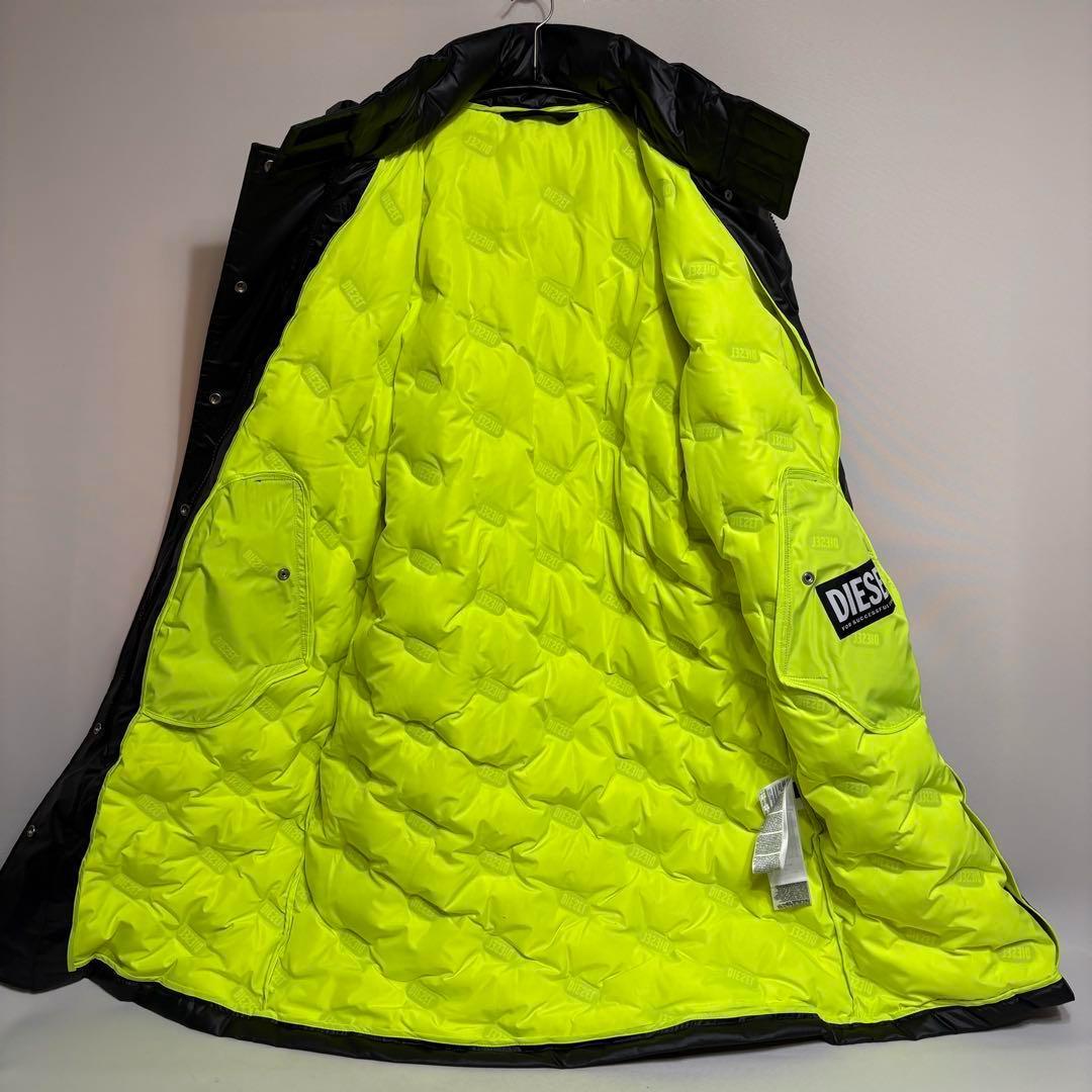 新品未使用 DIESEL ディーゼル ロング丈 ダウンジャケット M