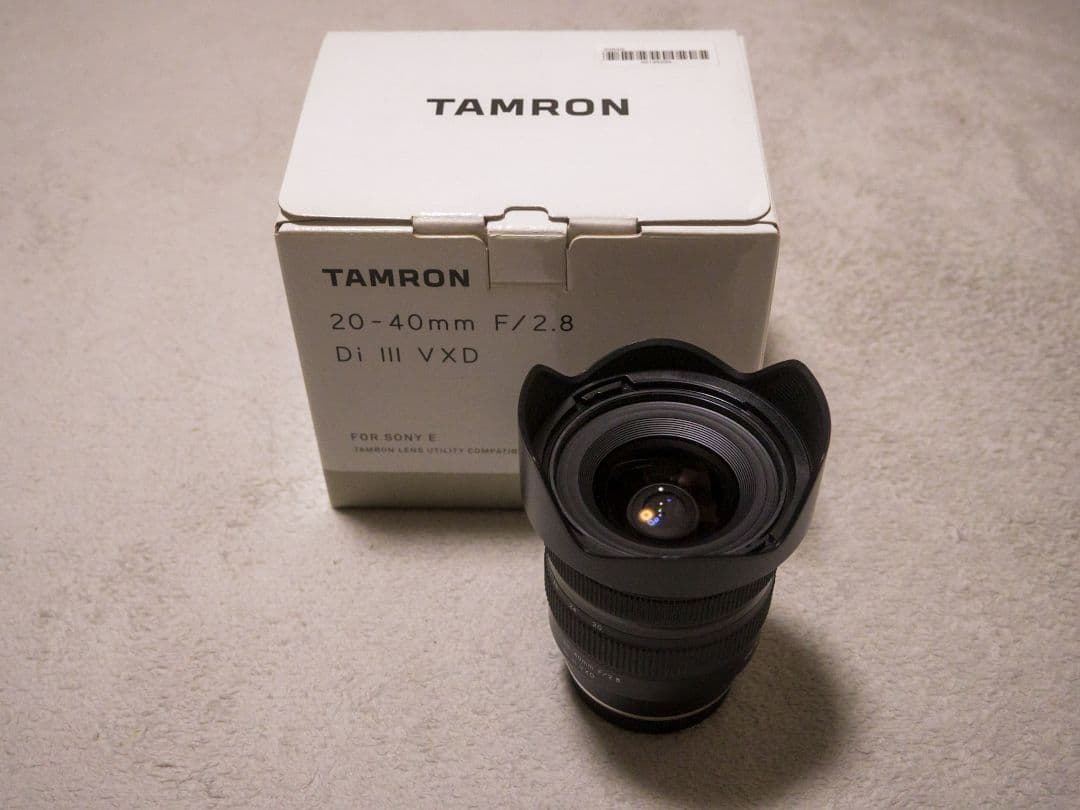 TAMRON 20-40mm F/2.8 Di III VXD ソニーEマウント