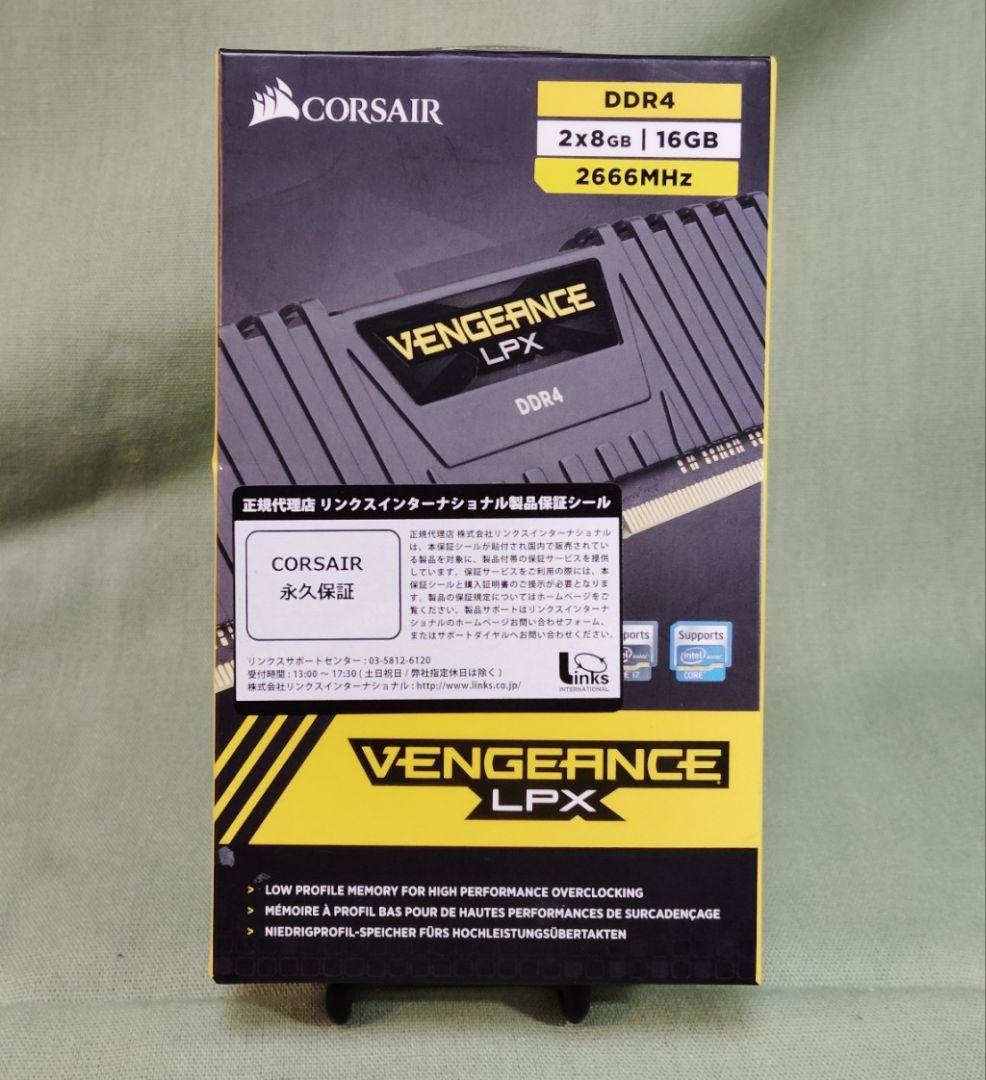 Corsair DDR4 16GBキット 8GB×2枚セット デスクトップメモリ